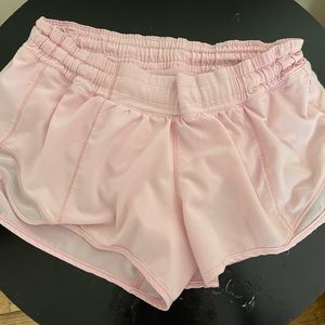 Light pink Lululemon shorts